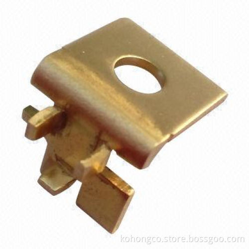 Brass stamped terminal parts